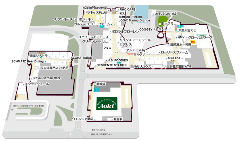 Mappedin Provides Wayfinding For Mitsui Shopping Park Urban Dock Lalaport Toyosu Mappedin Provides Wayfinding For Mitsui Shopping Park Urban Dock Lalaport Toyosu